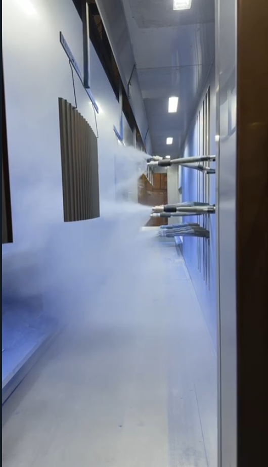 High-precision powder enamel spray gun for uniform and consistent surface coating.