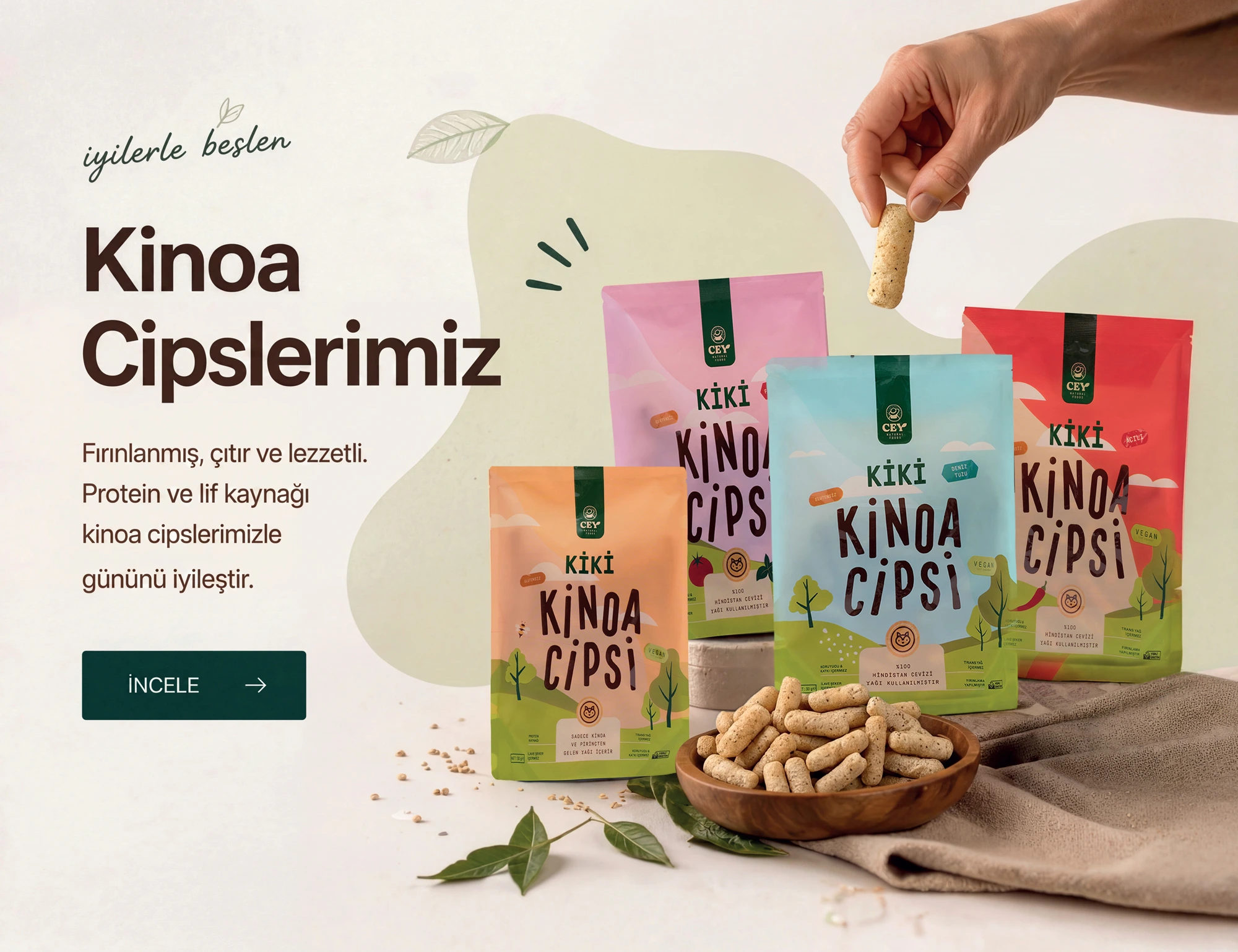 Kinoa Cipslerimiz