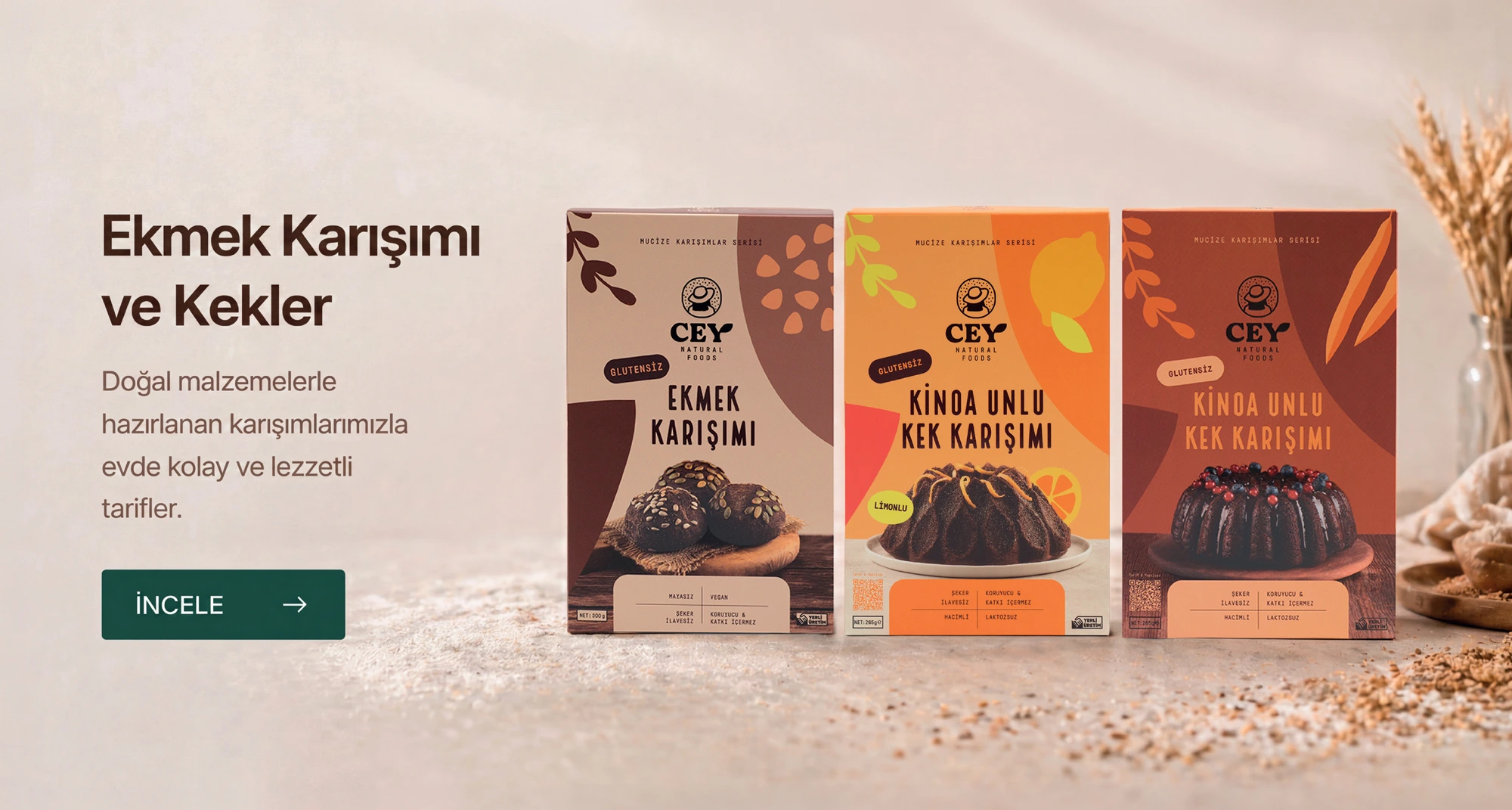 Ekmek Karışımı ve Kekler