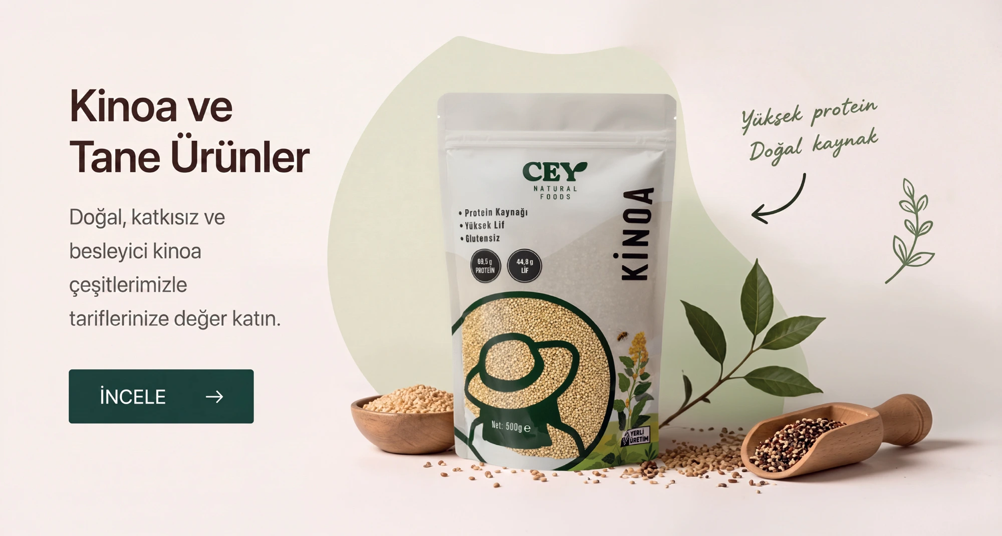 Kinoa ve Tane Ürünler